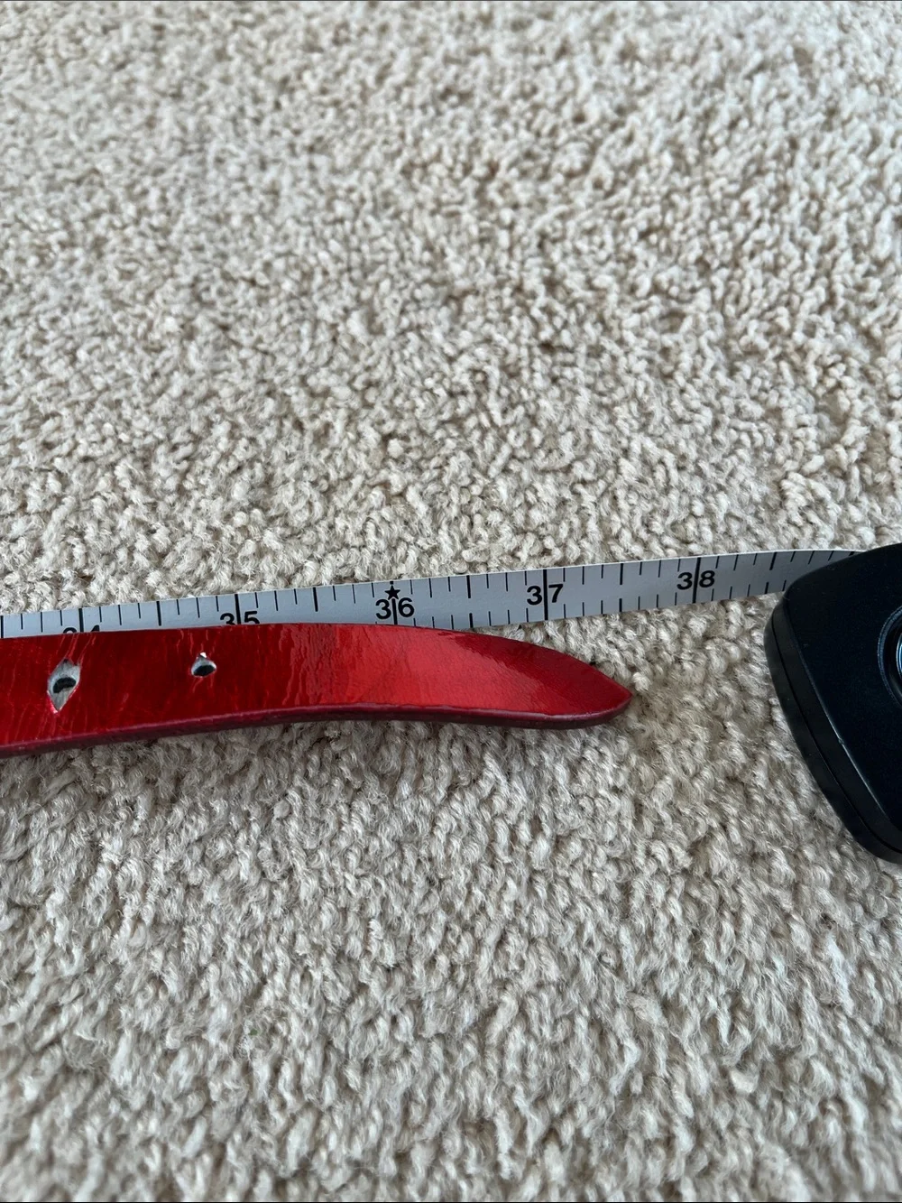 Red/gold belt